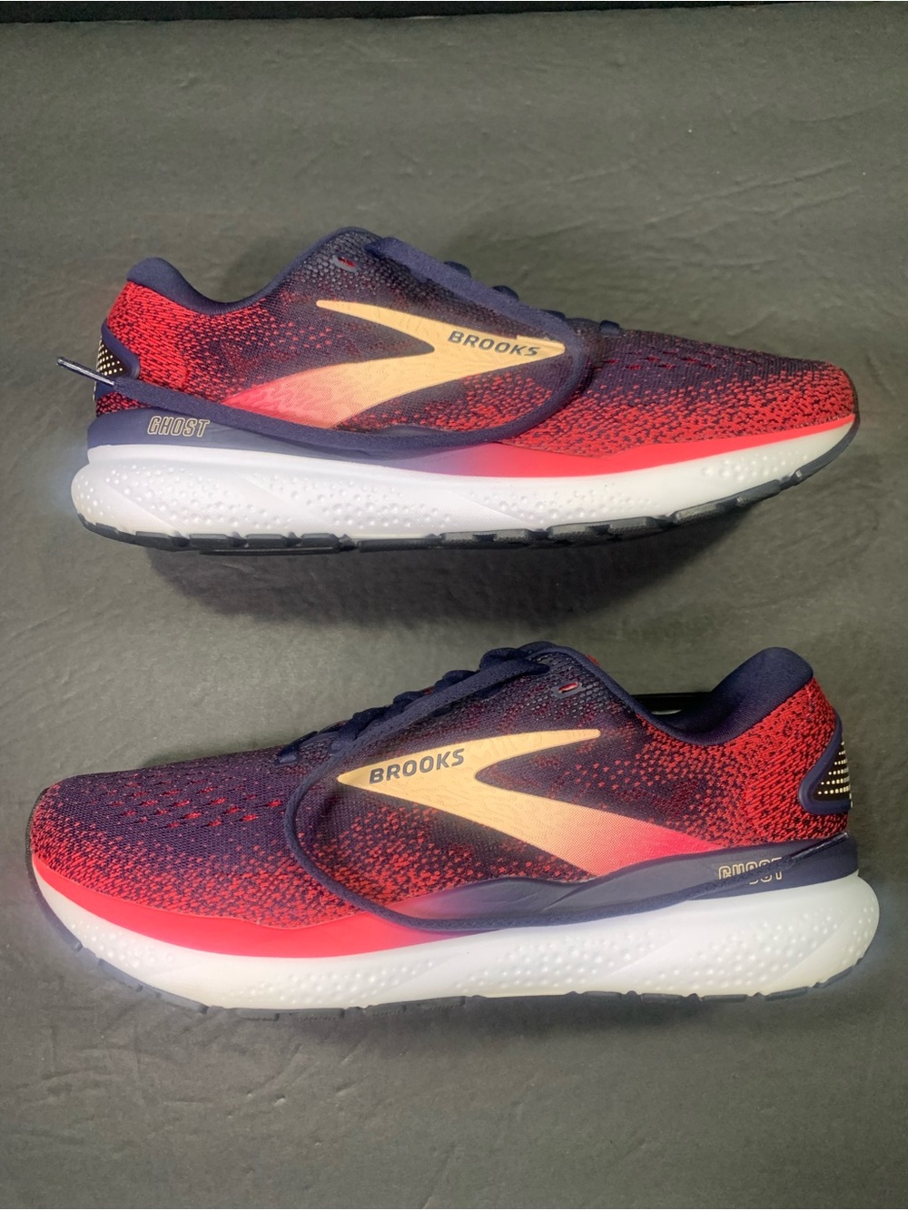 Brooks Ghost 16 Women’s Blue Red Running Walking Sneakers Shoe Size- 8.5 - Picture 5 of 12